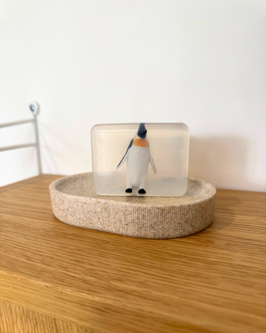 Savon transparent avec pinguin soap Hit