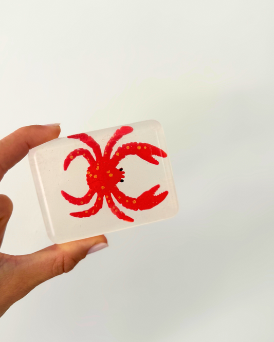 savon transparent avec crabe Soap hit