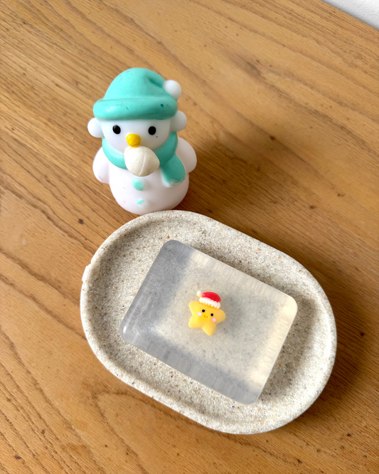savon transparent avec Etoile de Noël Soap Hit