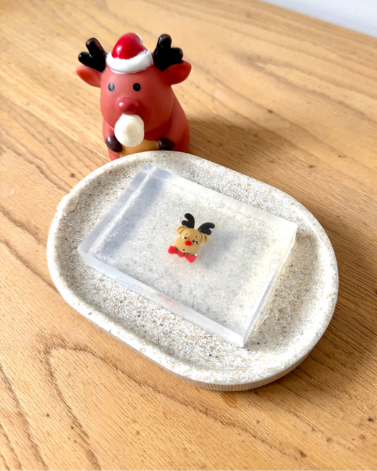 savon transparent avec Rennes de Noël Soap Hit