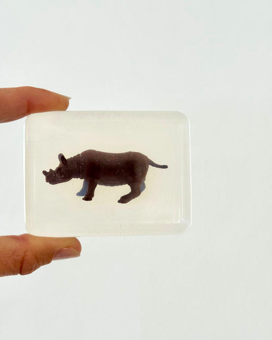 savon transparent avec rhinoccéros soap hit
