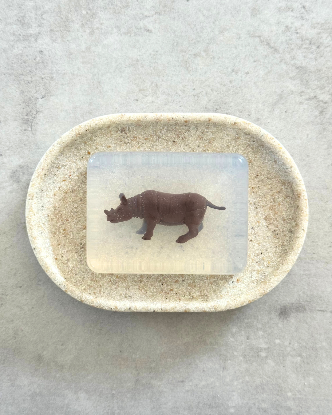 savon transparent avec rhinoccéros soap hit