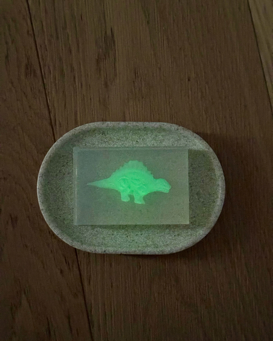 savon transparent dino fluo soap hit