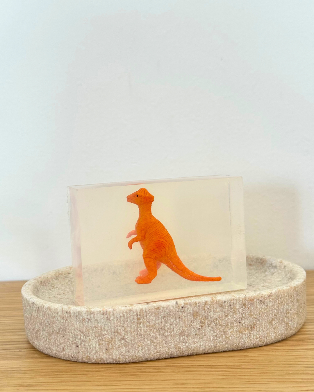 savon transparent dinosaure soap hit