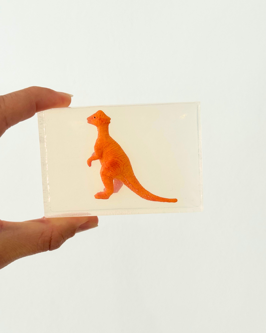 savon transparent dinosaure soap hit