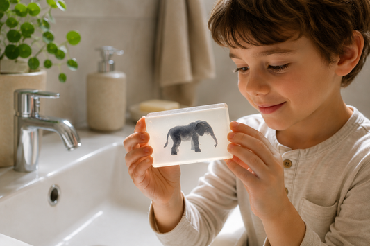 savon transparent éléphant soap hit