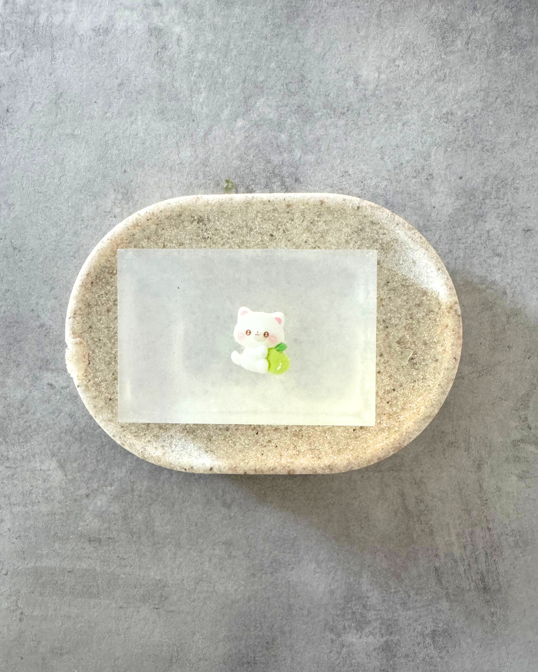 Savon soap hit chat et pomme