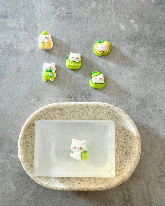 Savon soap hit chat et pomme