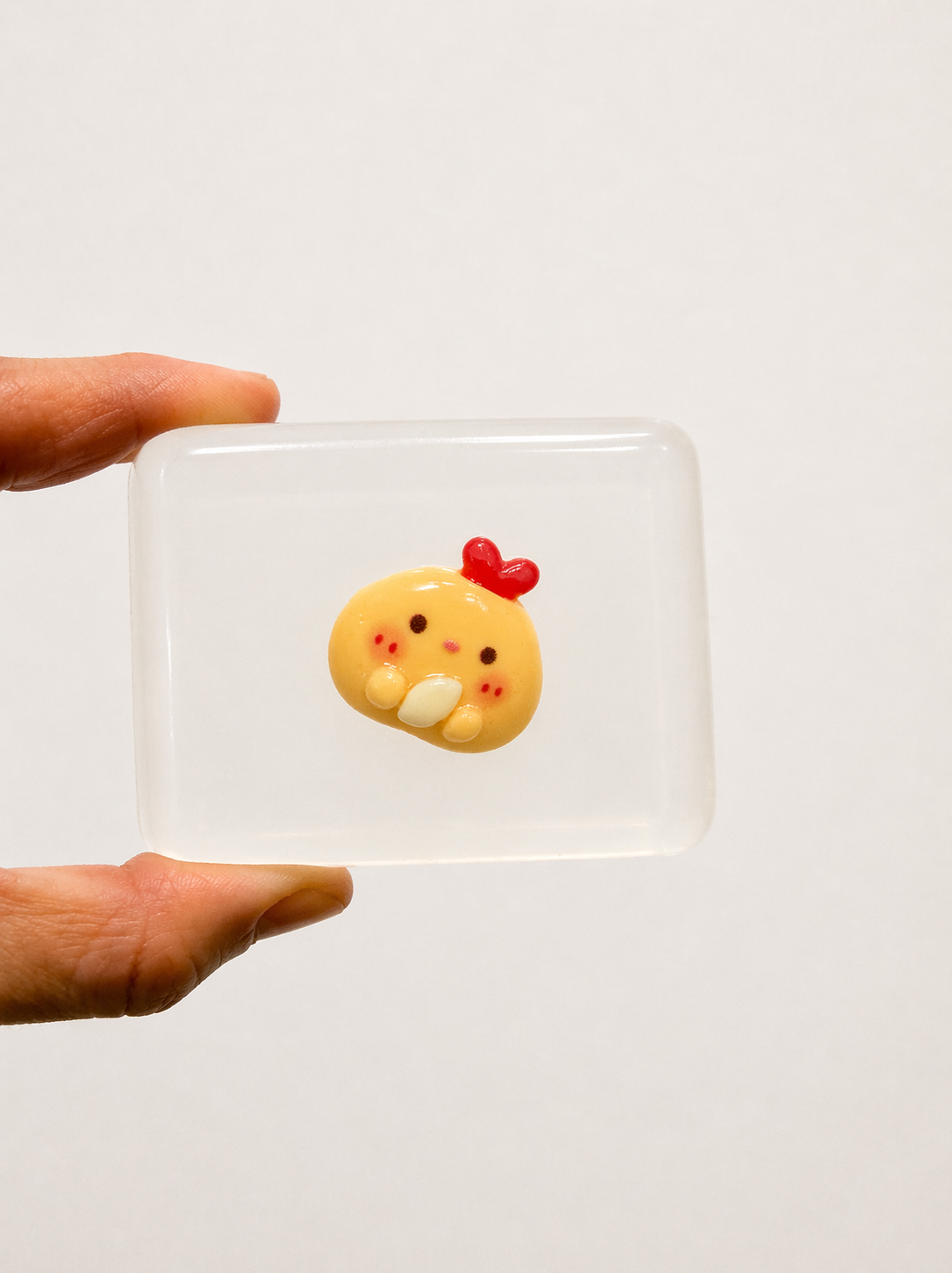 Savon transparent poussin kawaii soap hit