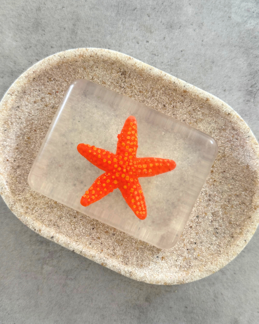 Savon transparent avec étoile de mer Soap Hit
