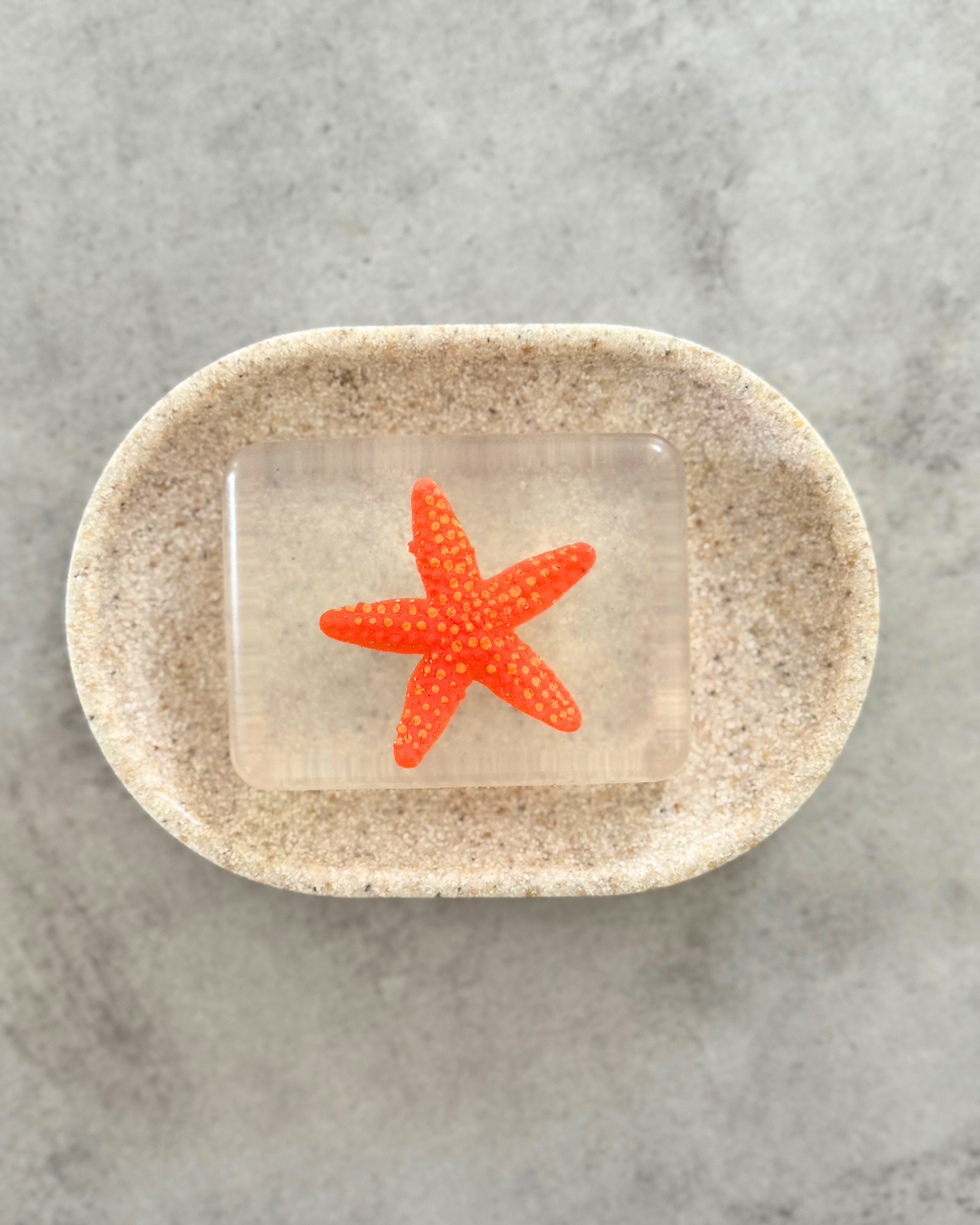 Savon transparent avec étoile de mer Soap Hit