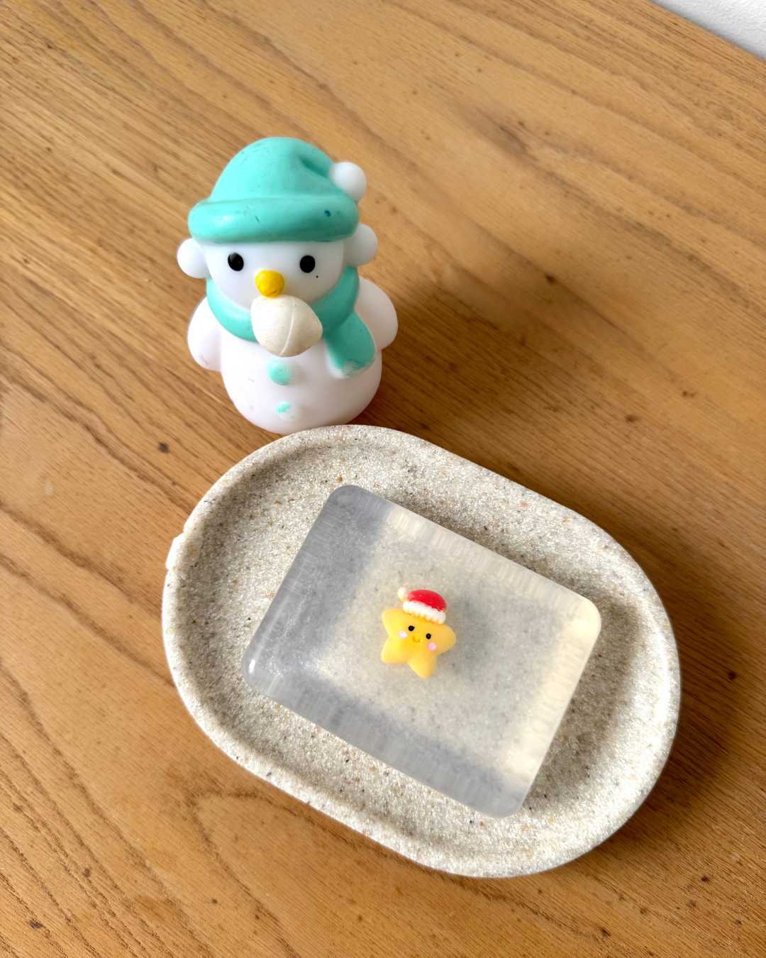 savon transparent avec Etoile de Noël Soap Hit