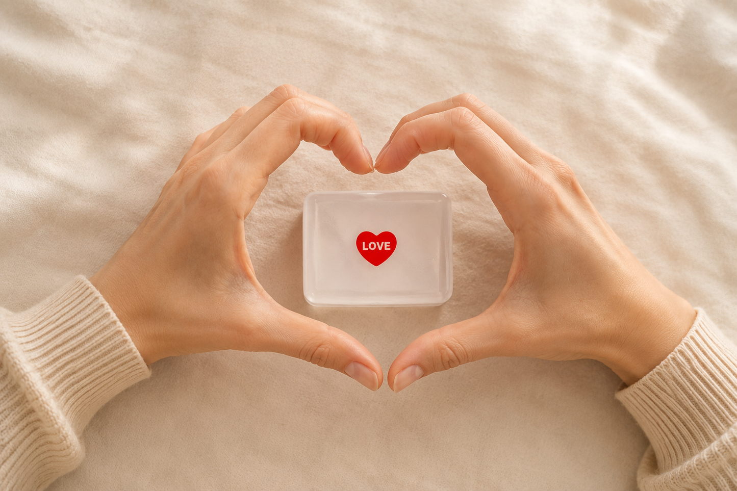 savon transparent avec figurine love soap hit