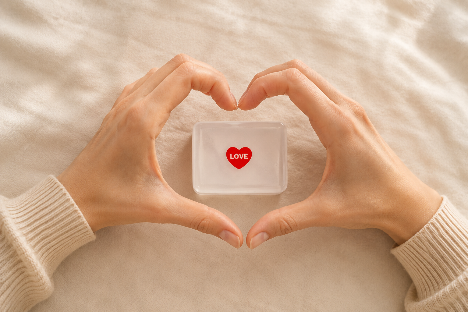 savon transparent avec figurine love soap hit