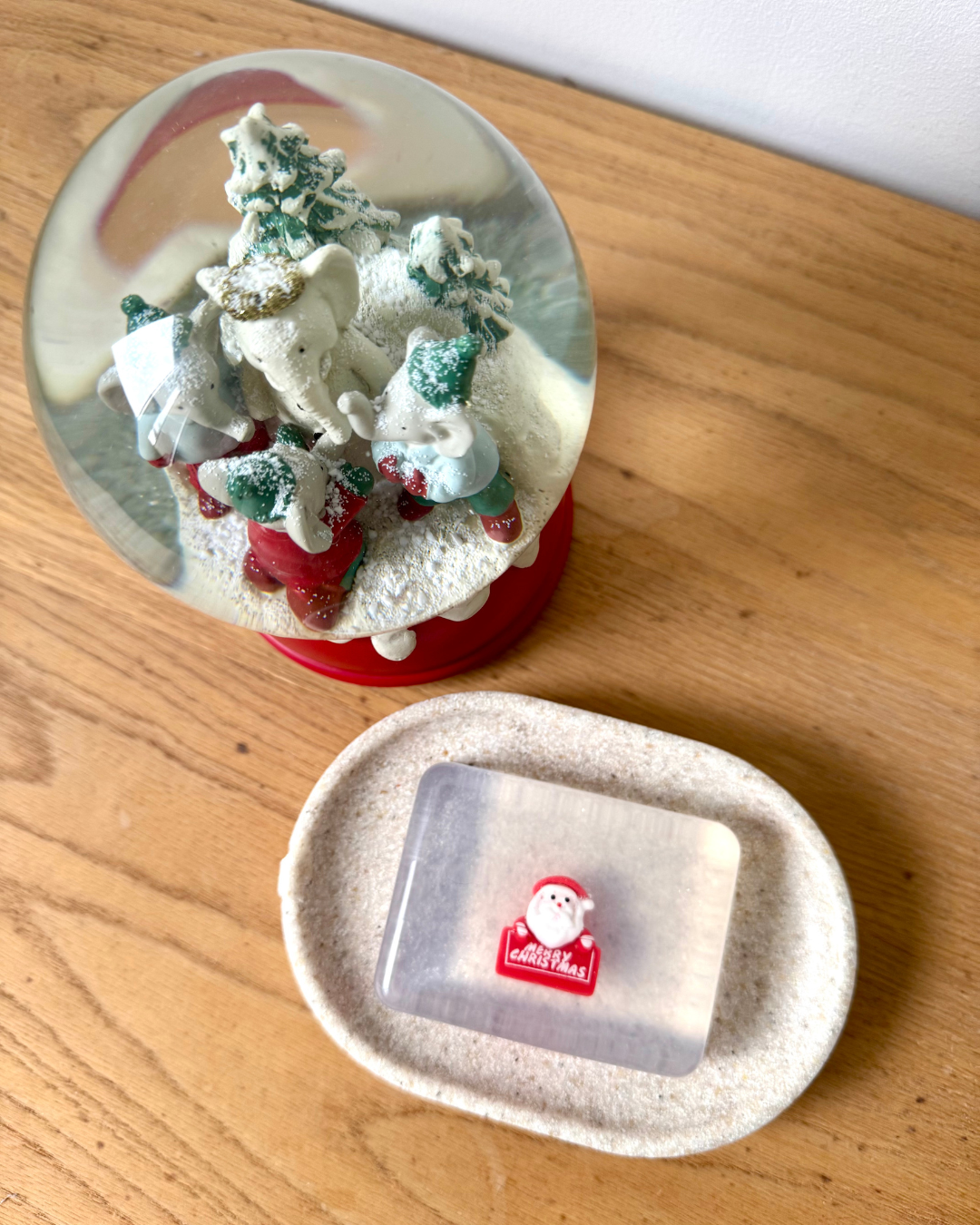 savon transparent avec Père Noël Soap Hit