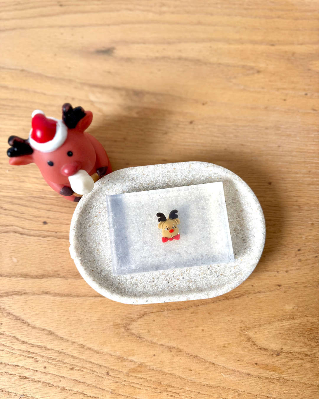 savon transparent avec Rennes de Noël Soap Hit