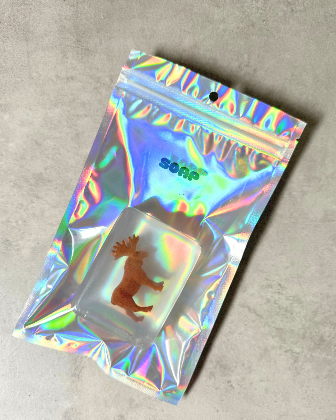 savon transparent avec rennes pour enfant Soap Hit