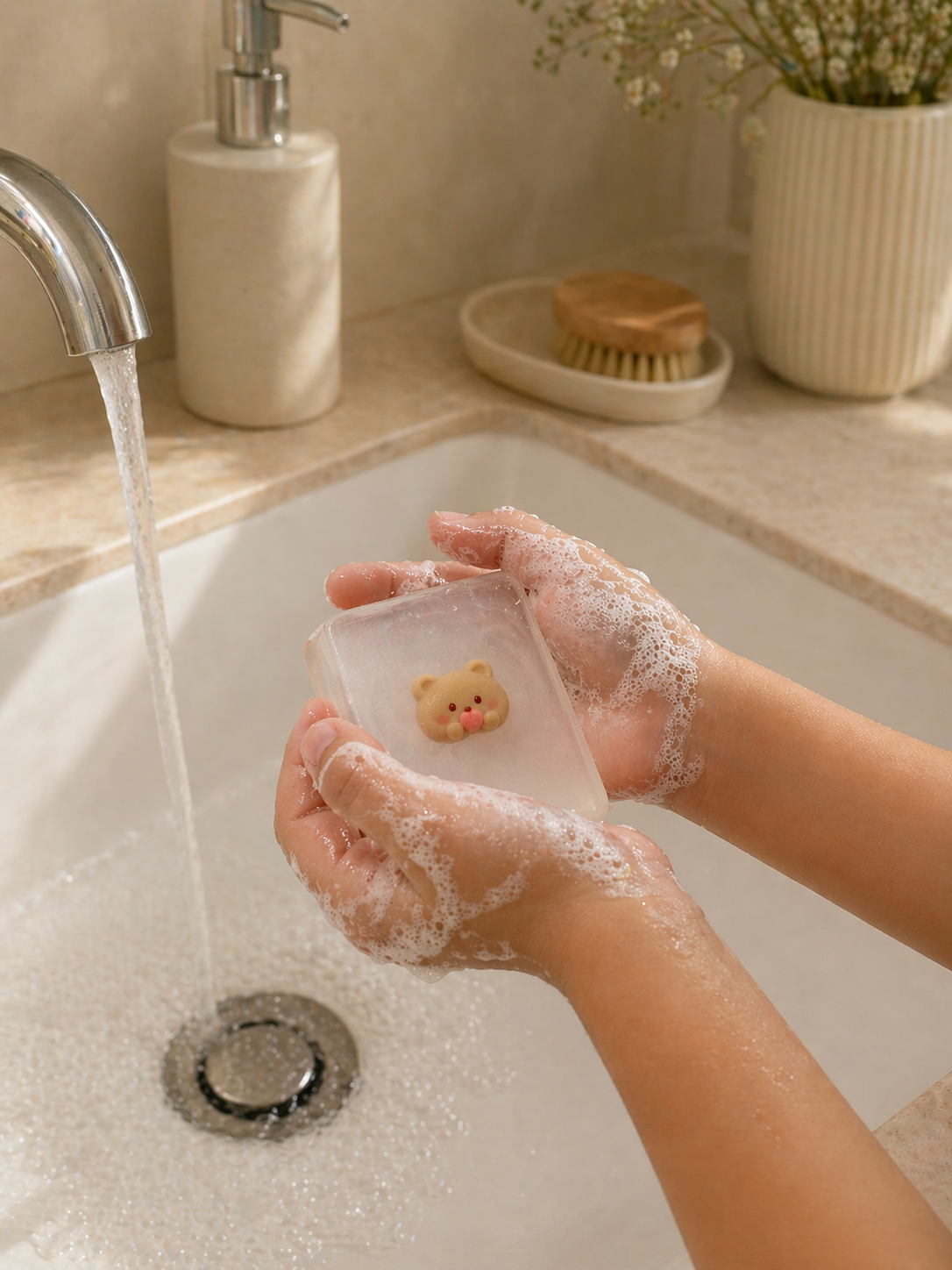 savon transparent animal kawaii soap hit