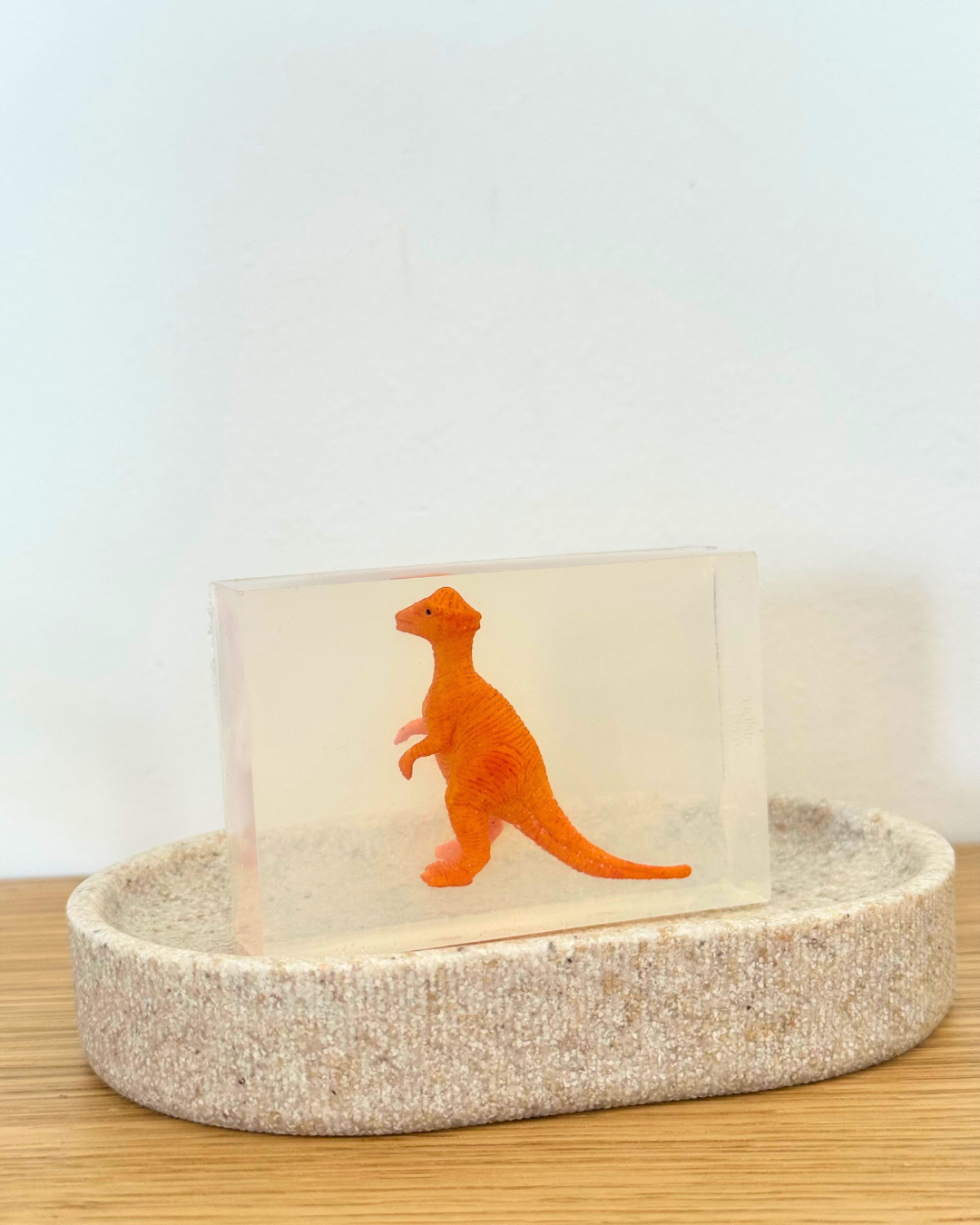 savon transparent dinosaure soap hit