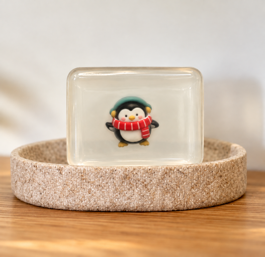 savon transparent pinguin soap hit