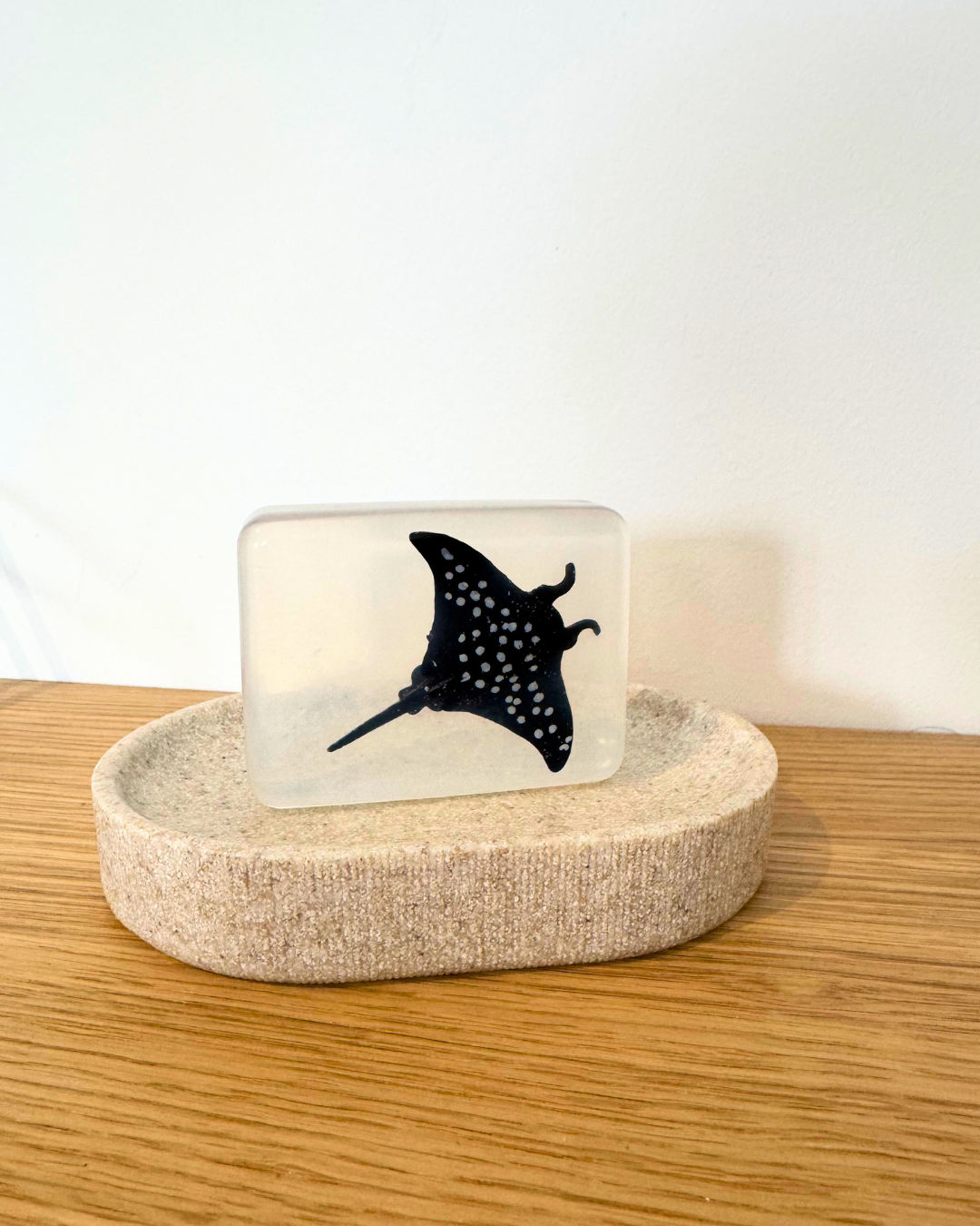 savon transparent avec figurine raie soap Hit